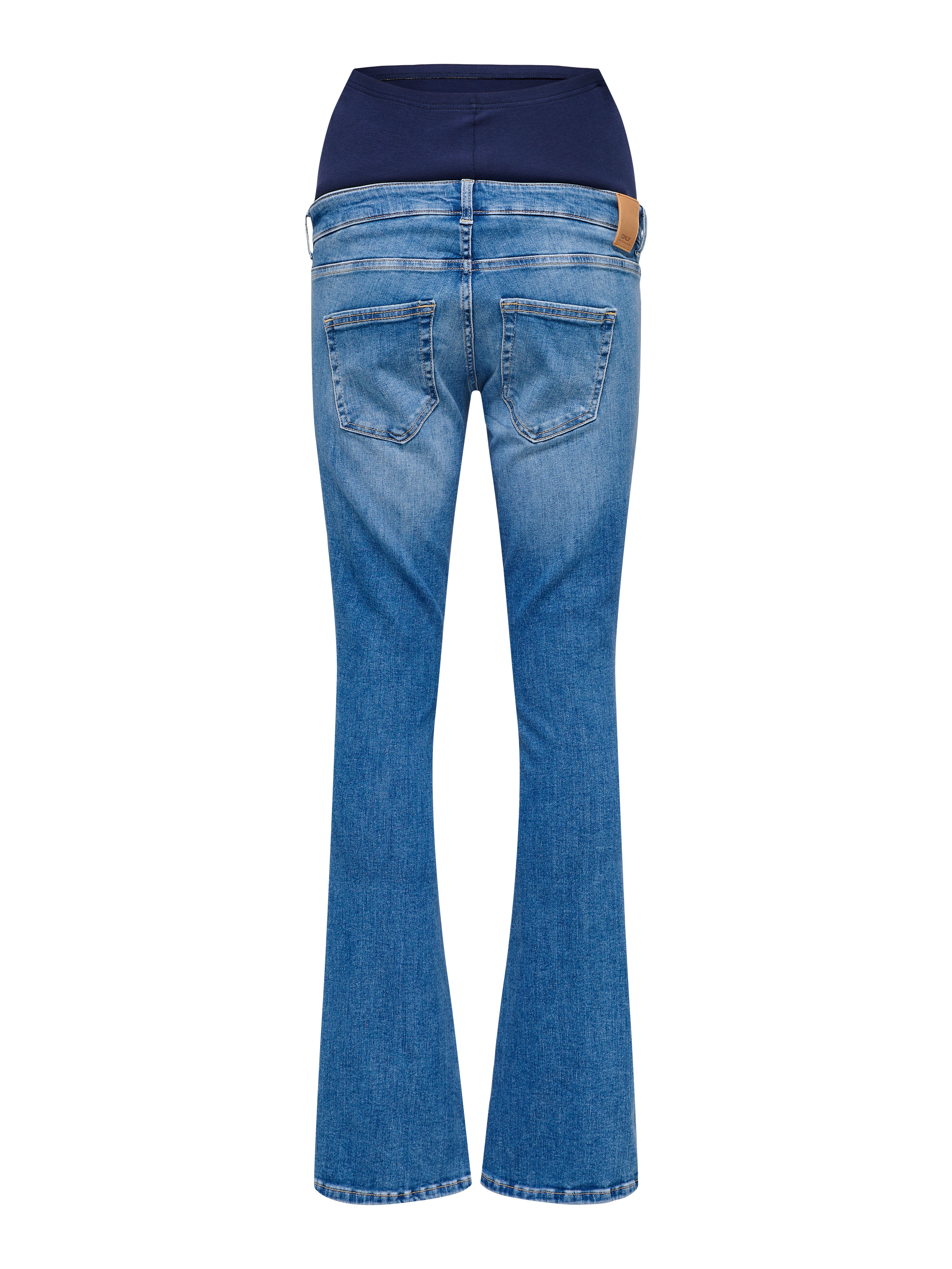 Thumbnail - Olmblush Mittlere Taille Ausgestellt Jeans