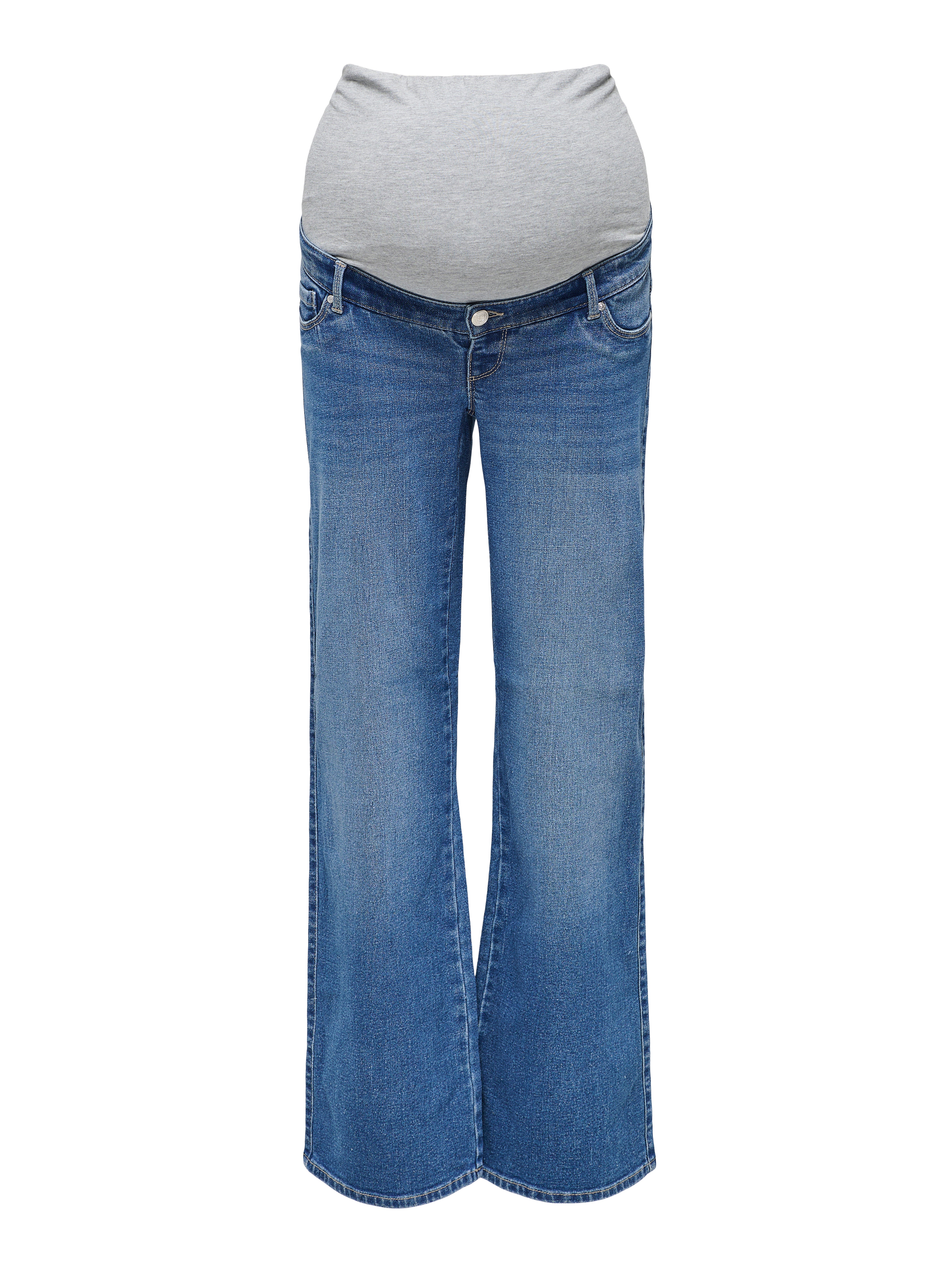Thumbnail - Olmsnow Hohe Taille Weiter Beinschnitt Jeans