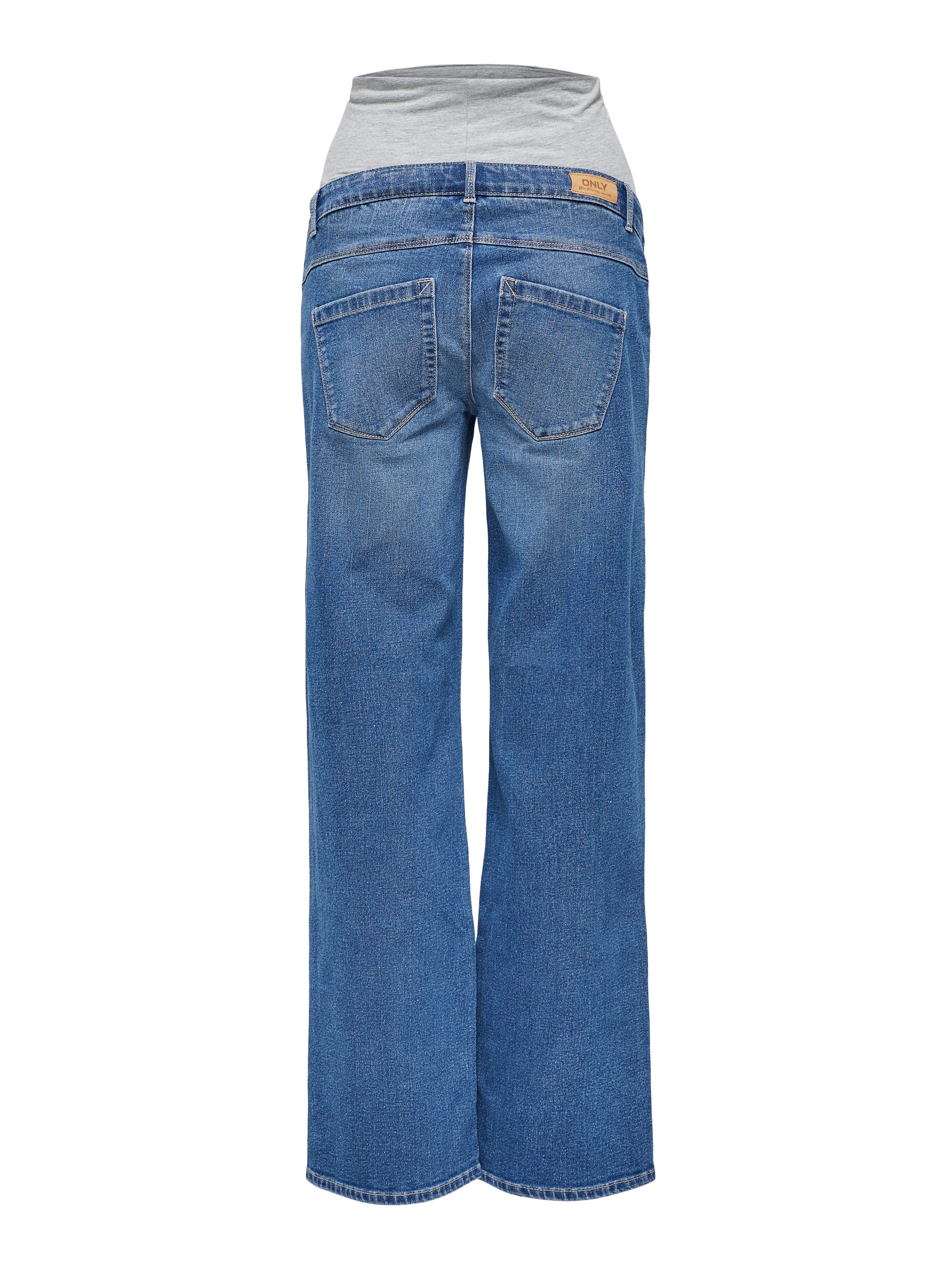 Thumbnail - Olmsnow Hohe Taille Weiter Beinschnitt Jeans