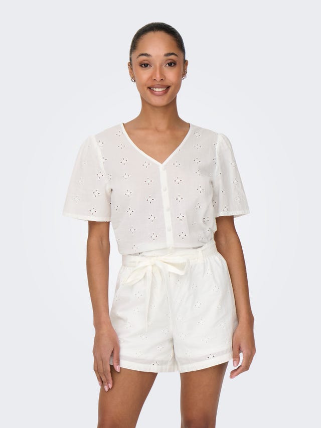 ONLY Tavapärane lõige Särgikrae Volüümikad varrukad Särk - 15347048