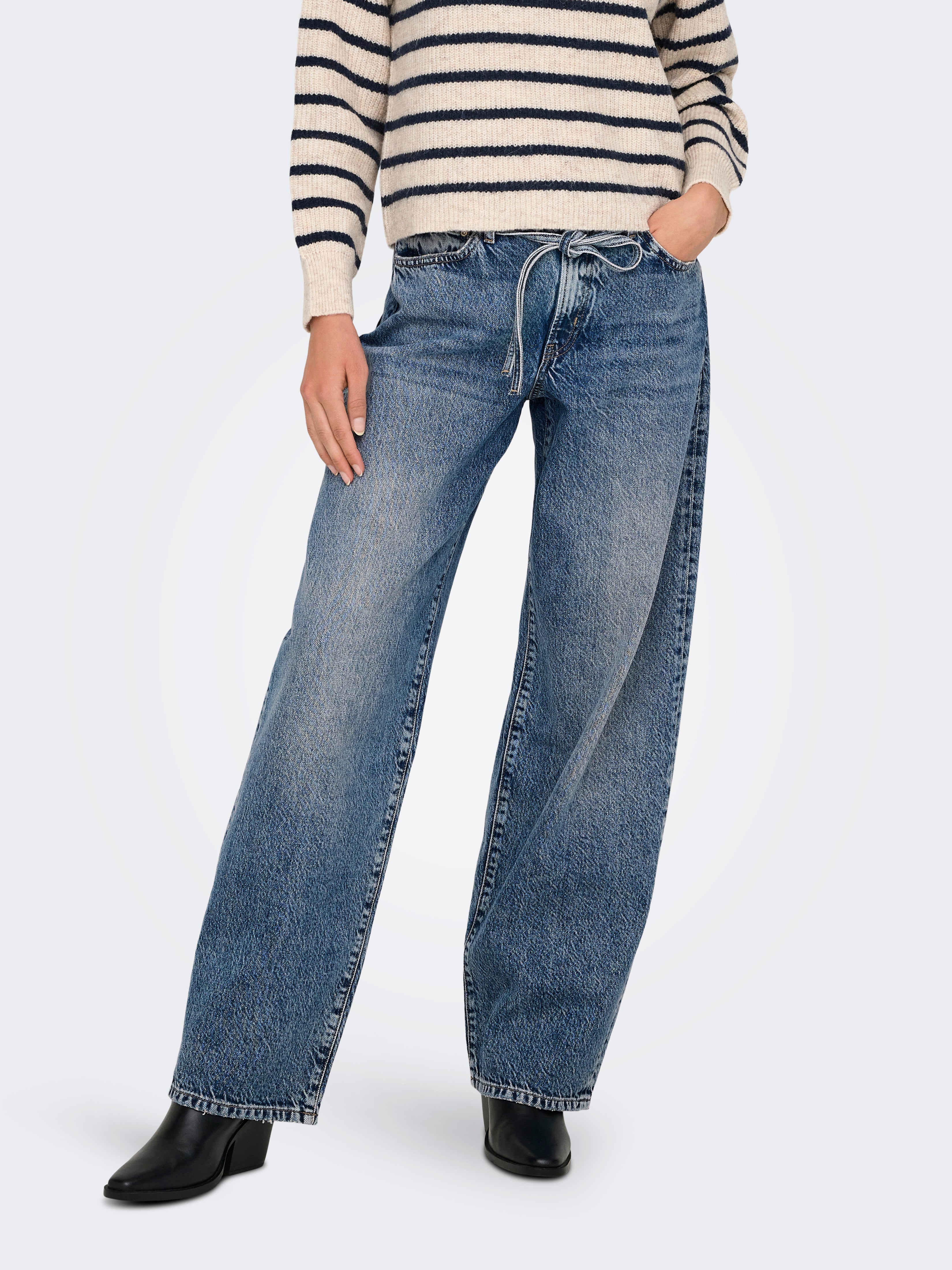 Onlgianna Mittlere Taille Ballon Schnitt Jeans