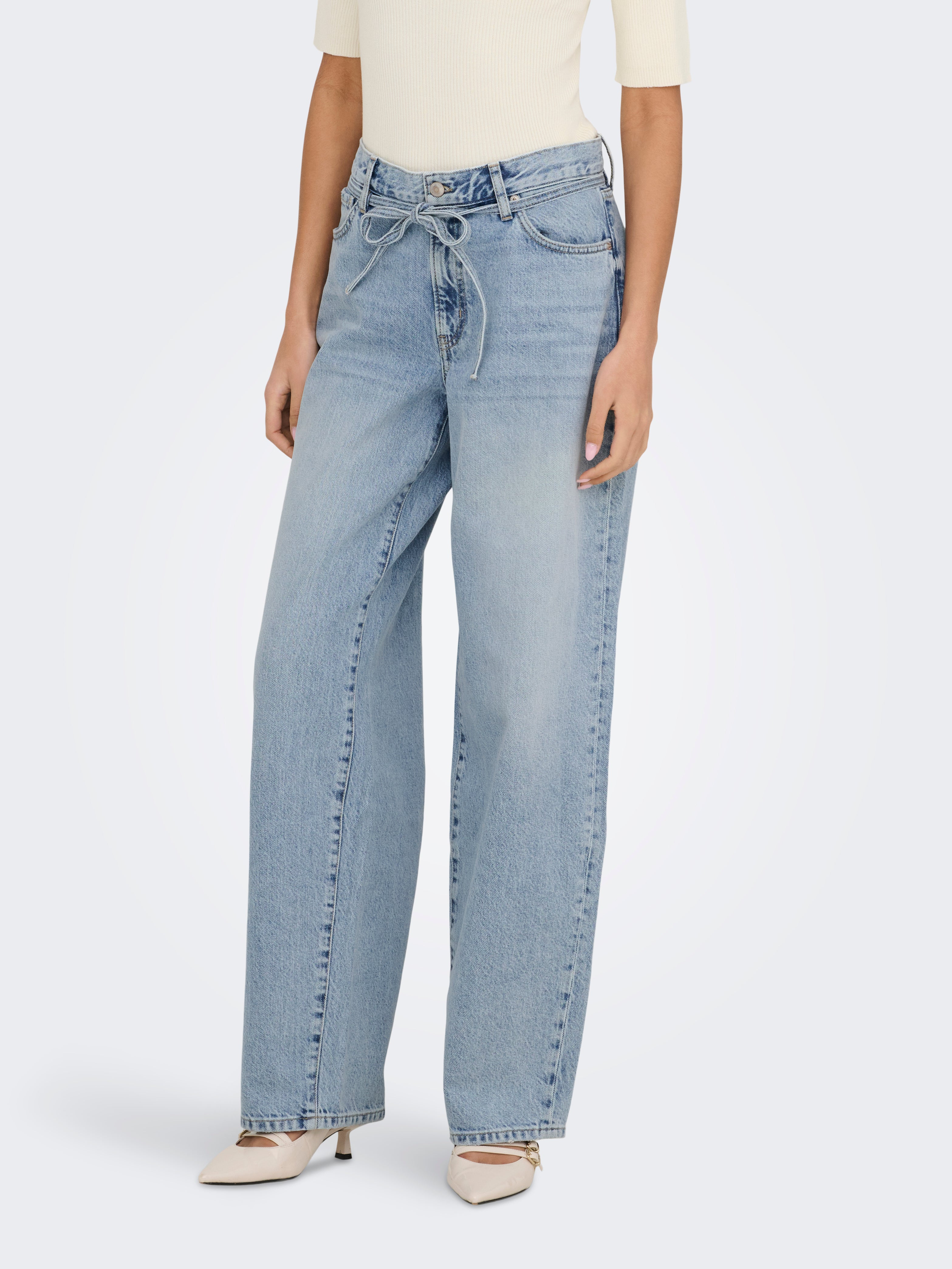 Onlgianna Mittlere Taille Ballon Schnitt Jeans