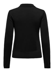 ONLY Redovno prianjanje Polo Pulover -Black - 15347184