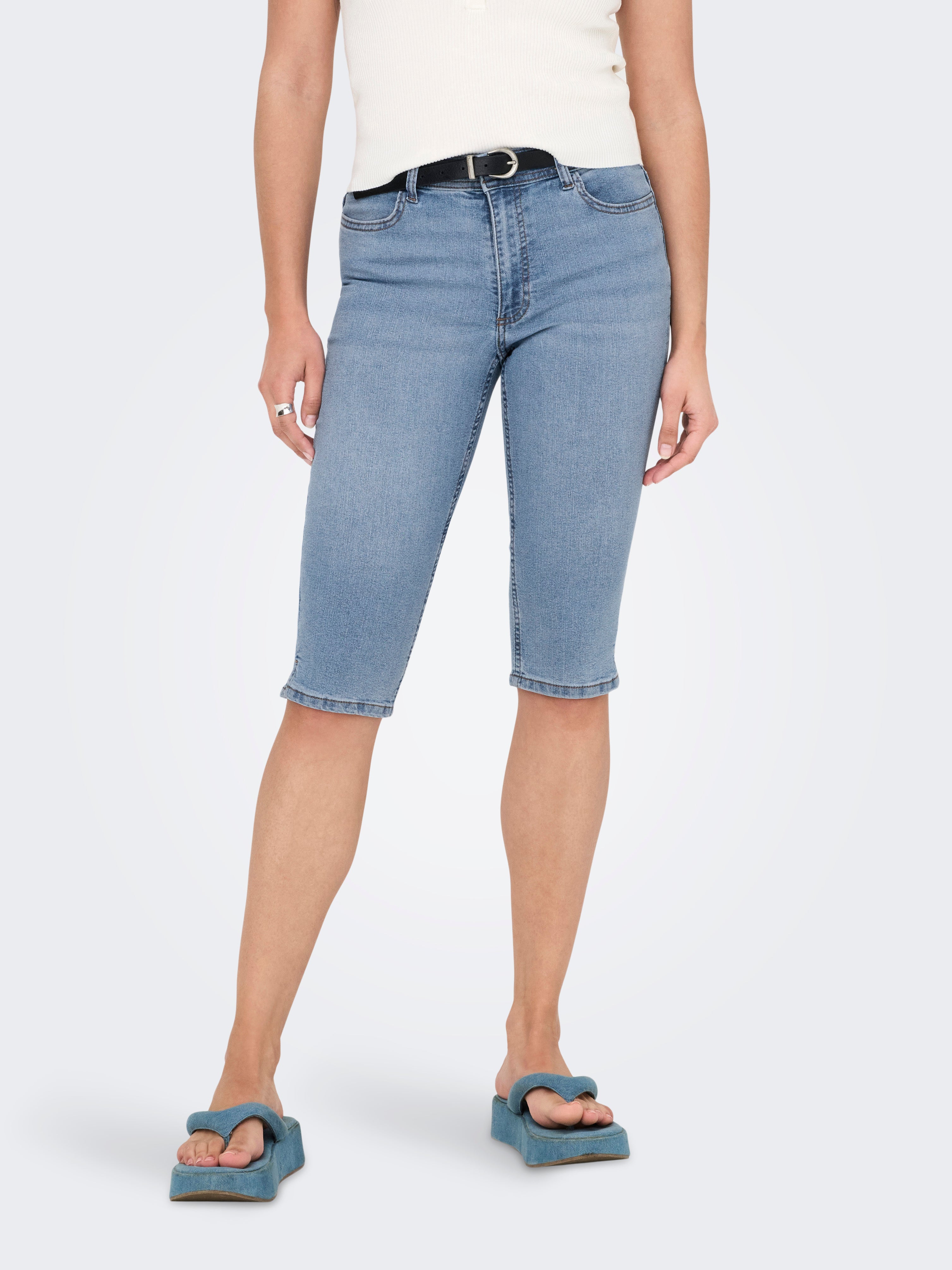 Jdymoon Mittlere Taille Skinny Fit Capri Jeans