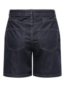 ONLY Ruumikas lõige Lühikesed püksid -Dark Blue Denim - 15347513
