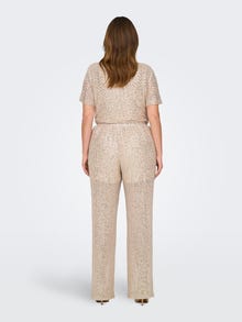 ONLY Sirge lõige Püksid -Frosted Almond - 15347536