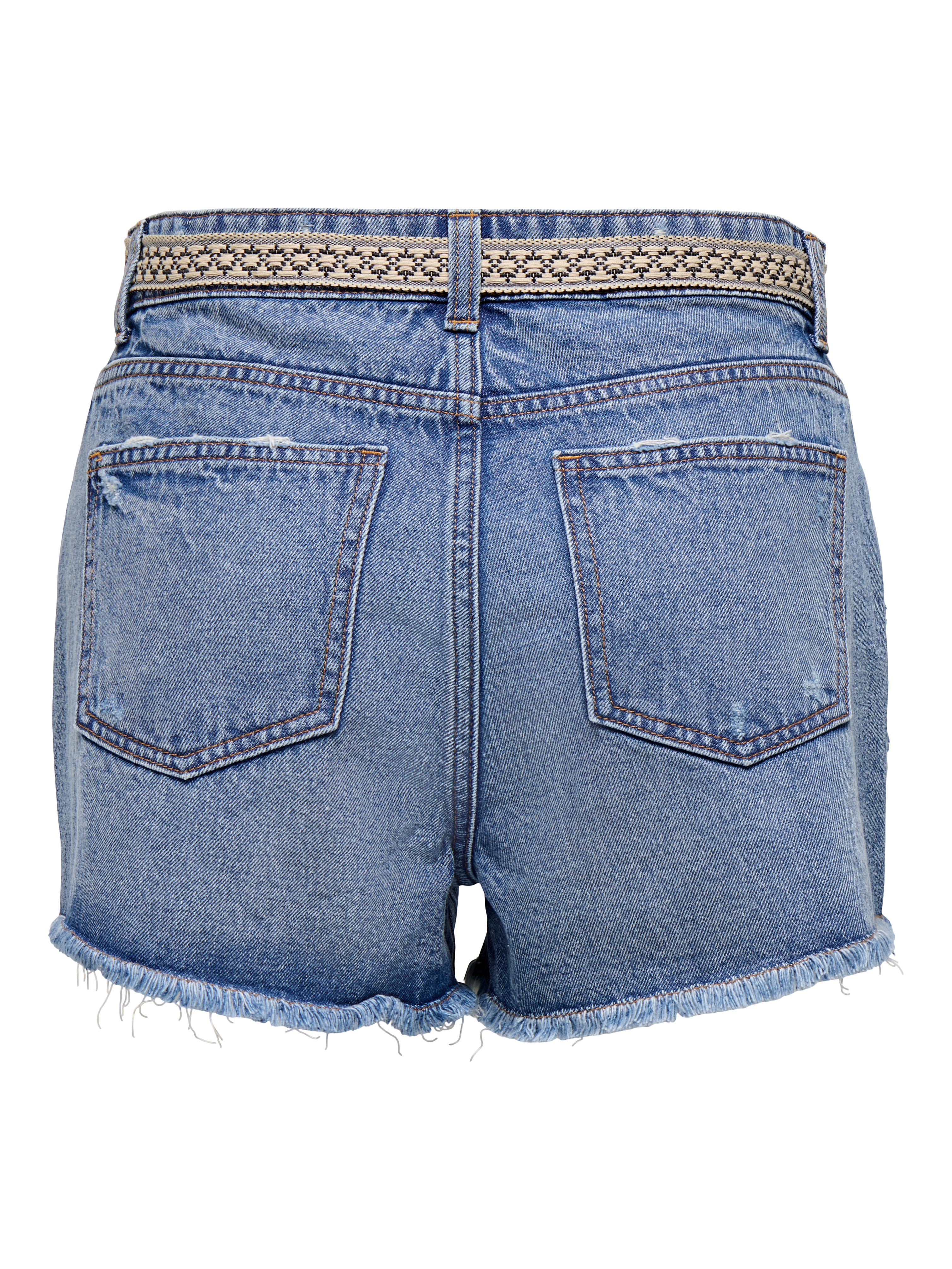 Thumbnail - Jdybeate Hohe Taille Skinny Fit Jeans-shorts