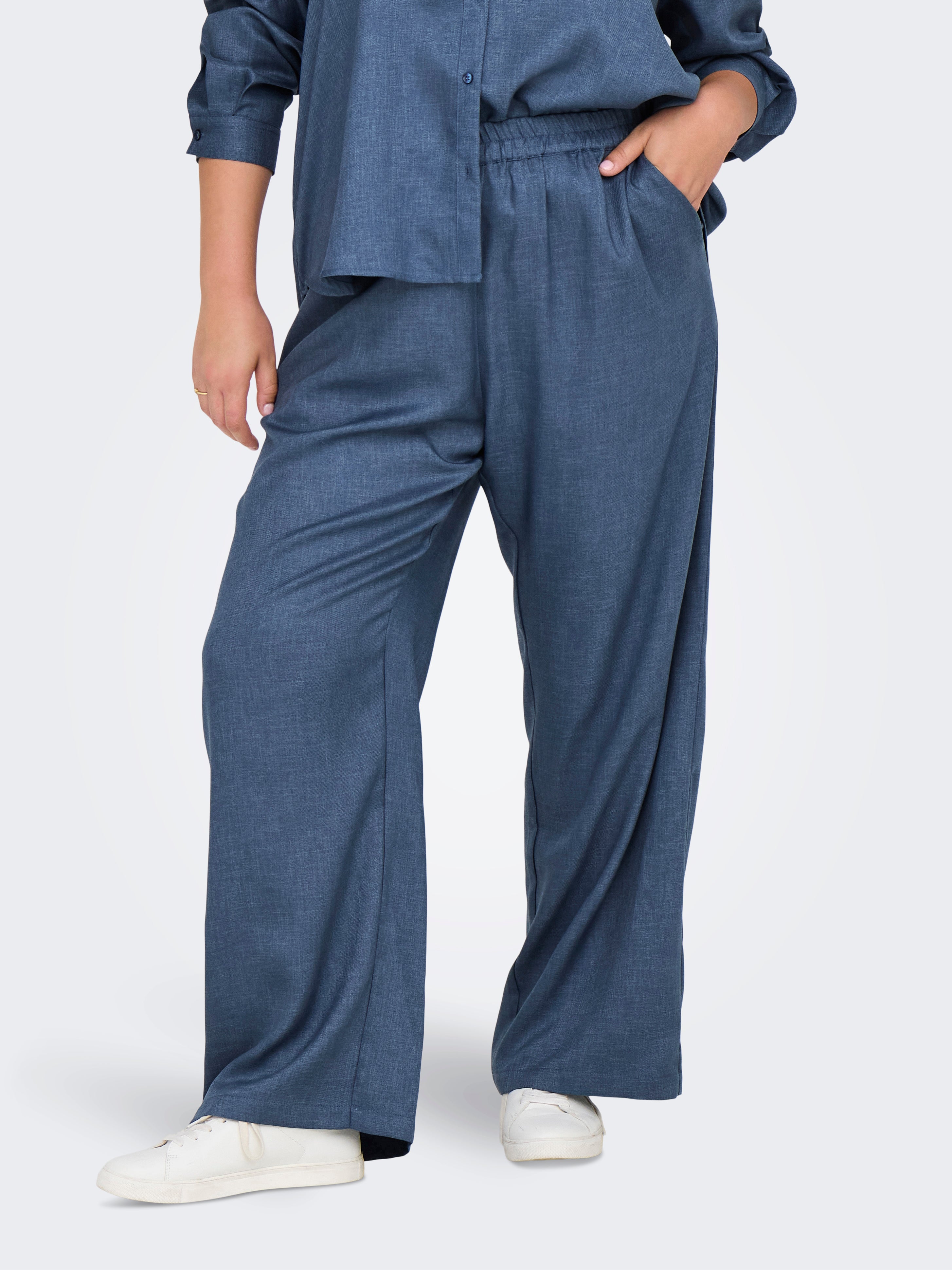 Carhassy Normal Geschnitten Hose Mit Weitem Beinschnitt