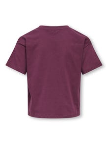 ONLY KOGMAIKEN Tričko -Mauve Wine - 15347634