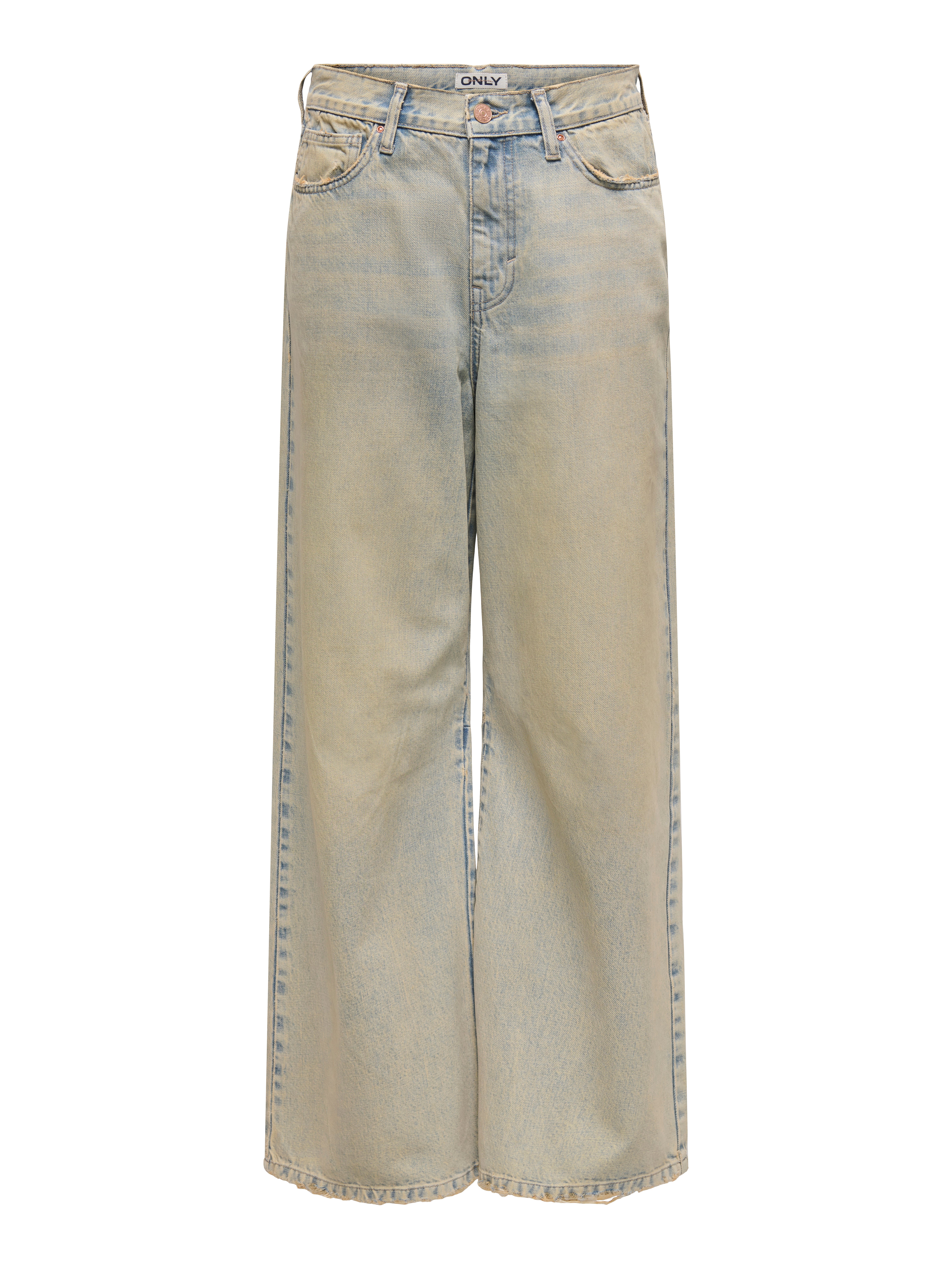 Thumbnail - Onlpiper-sonic Hohe Taille Weiter Beinschnitt Jeans