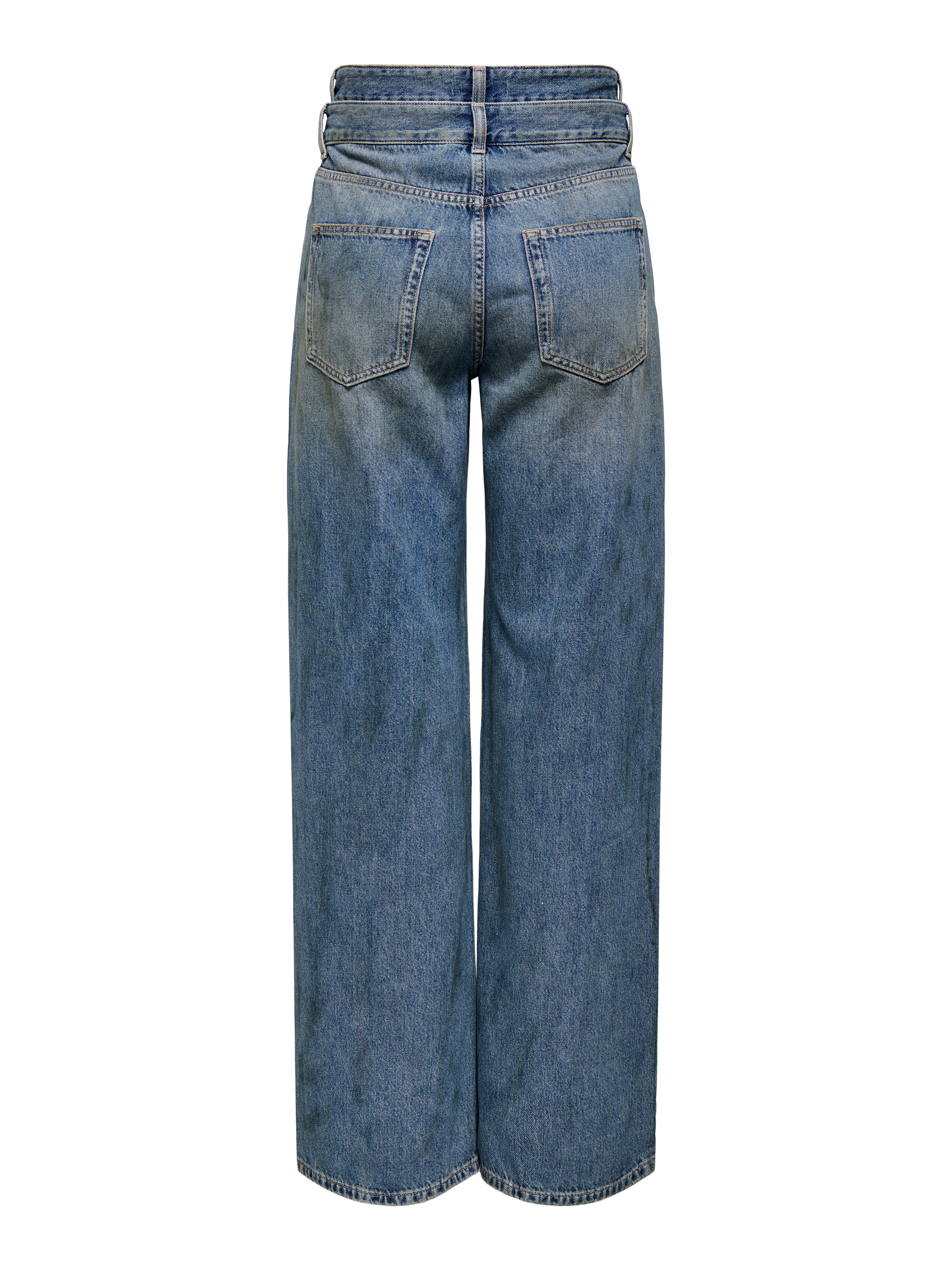 Thumbnail - Onlesme-hope Super-high Waist Weiter Beinschnitt Jeans