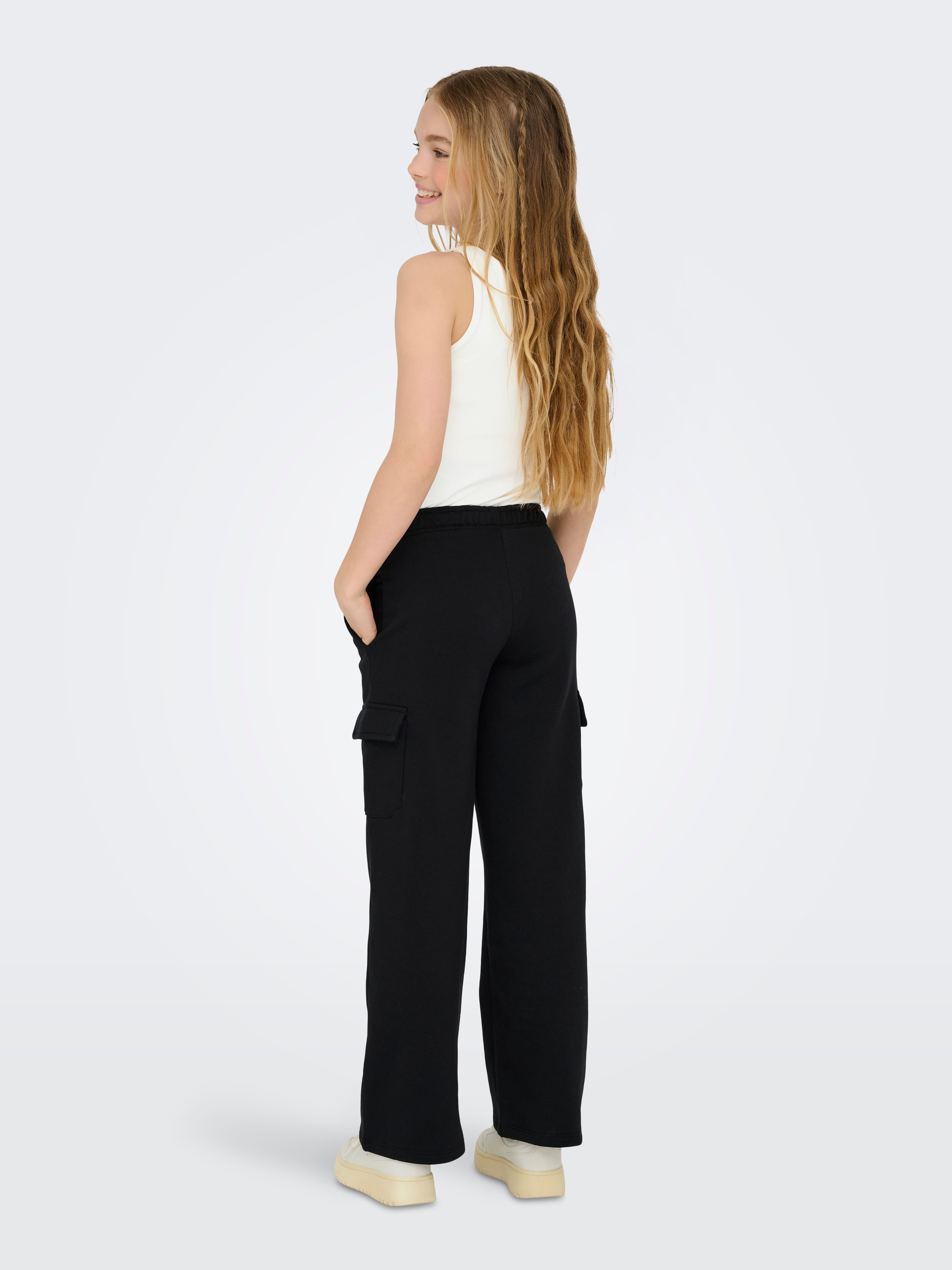 KOGANNA Loose Fit Cargo trousers | Black | ONLY®