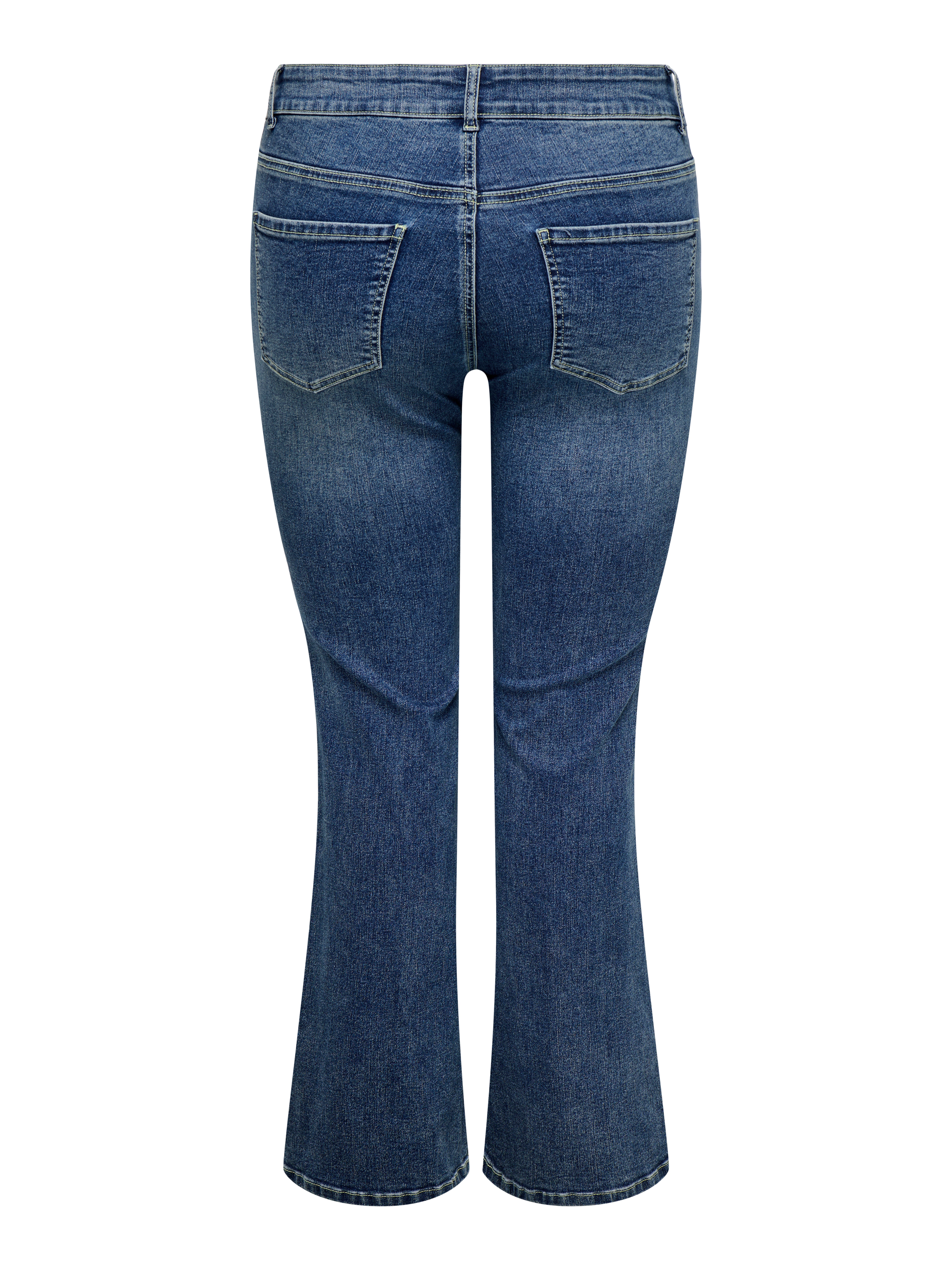 Thumbnail - Carsally Mittlere Taille Flared Jeans