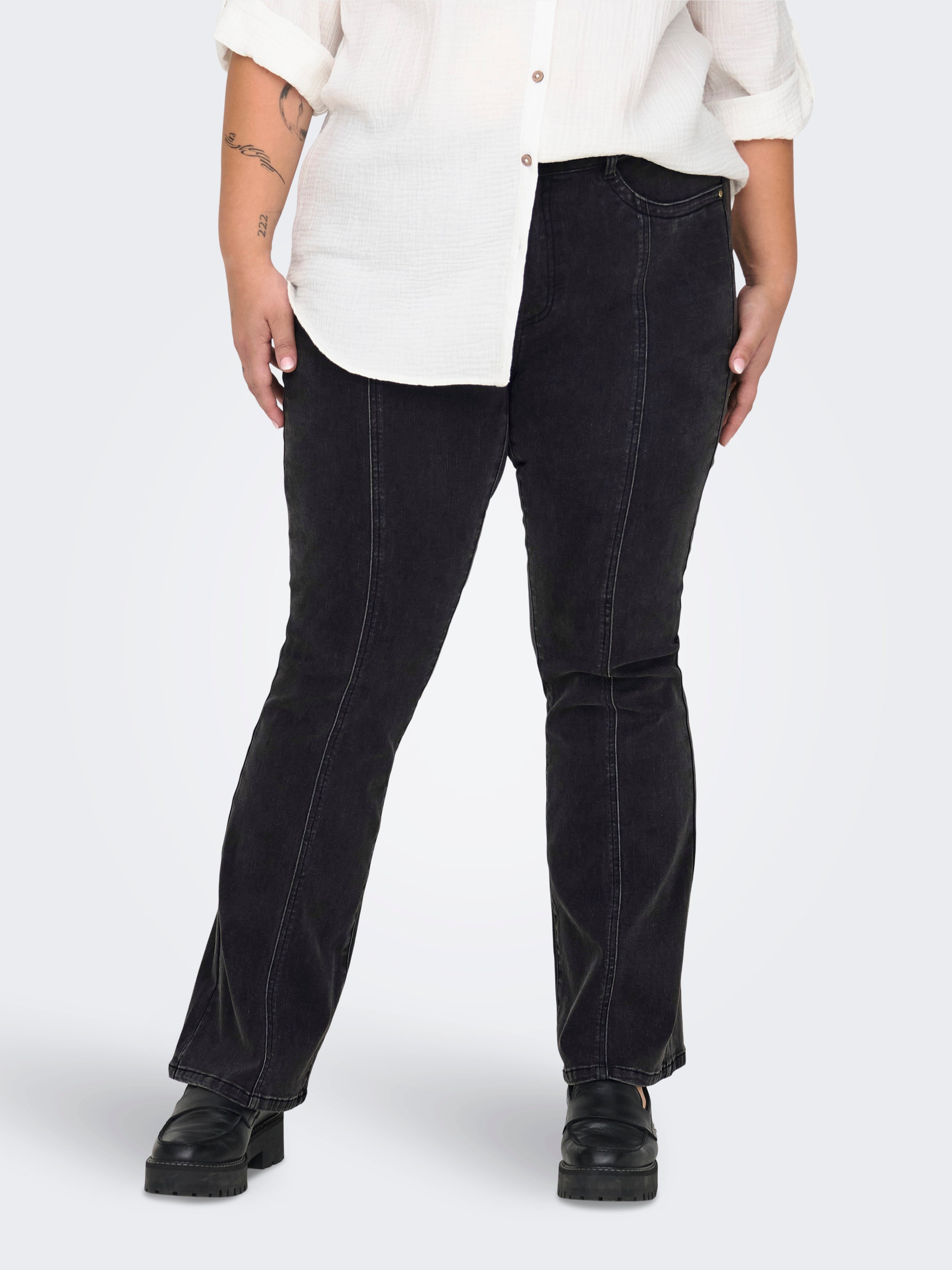 Carsally Mittlere Taille Ausgestellt Jeans