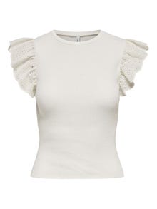 ONLY ONLSIA Strickpullover -Cloud Dancer - 15347788