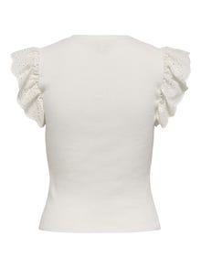 ONLY ONLSIA Strickpullover -Cloud Dancer - 15347788