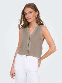ONLY ONLELNORA Knitted vest -String - 15347872