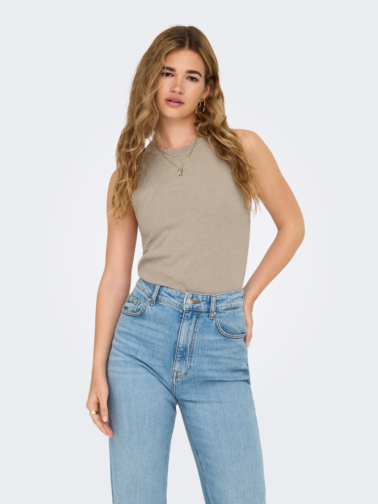 ONLY ONLELNORA Top de malha -String - 15347873