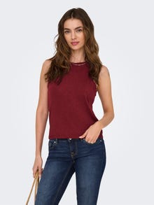 ONLY ONLELNORA Góra -Ruby Wine - 15347873