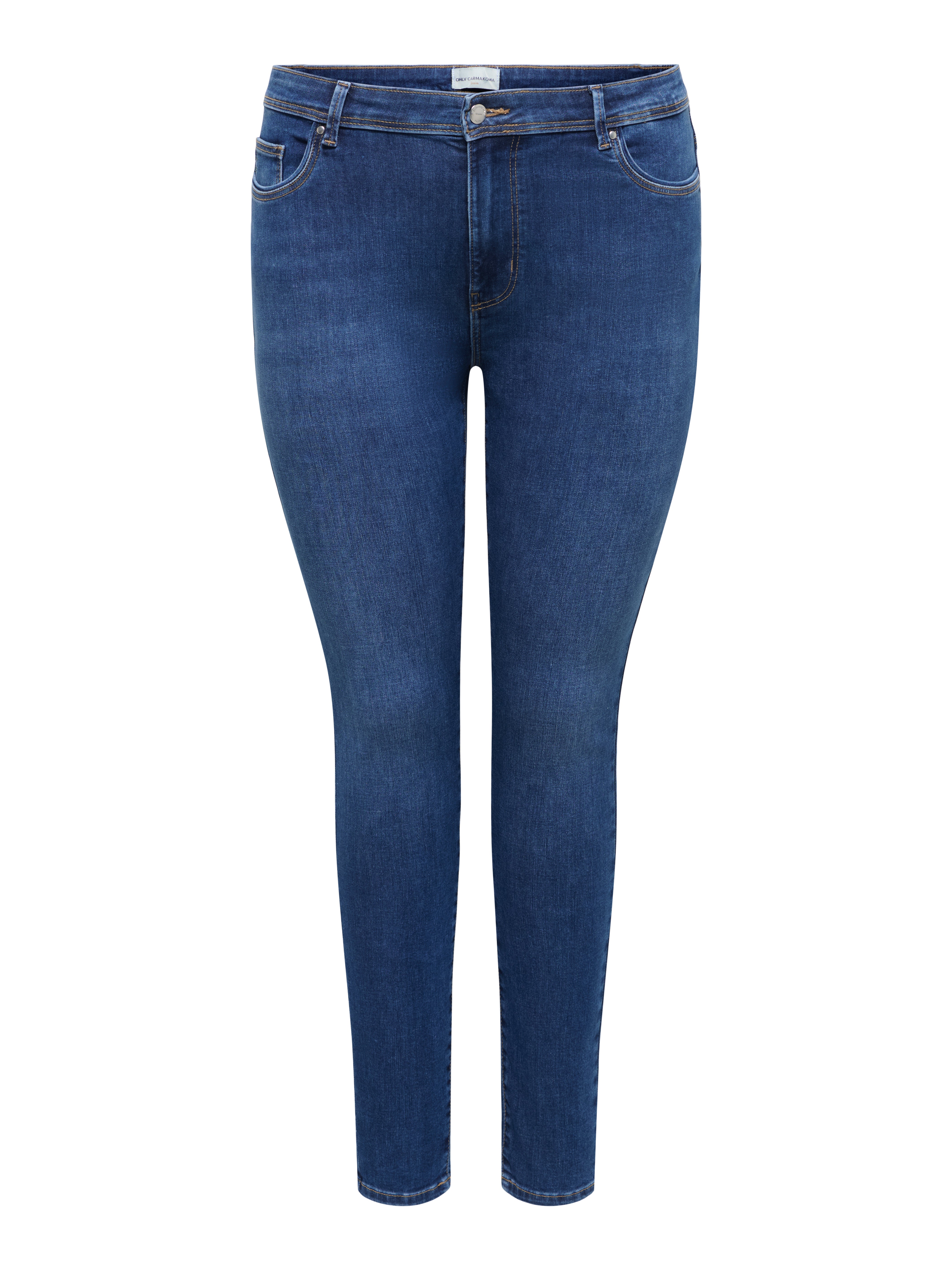 Thumbnail - Carally Mittlere Taille Skinny Fit Jeans
