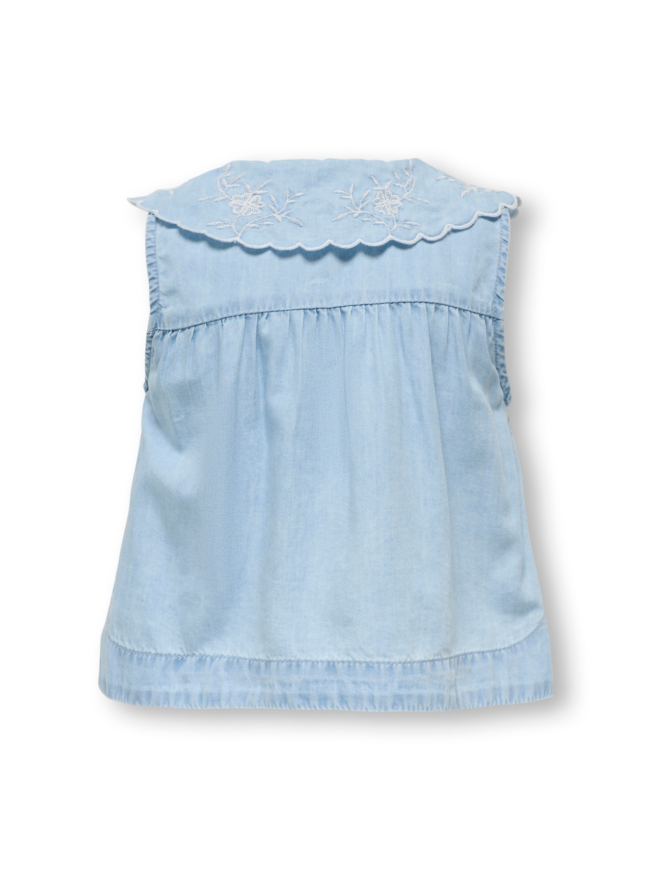 ONLY KMGBEA Top -Light Blue Denim - 15348147