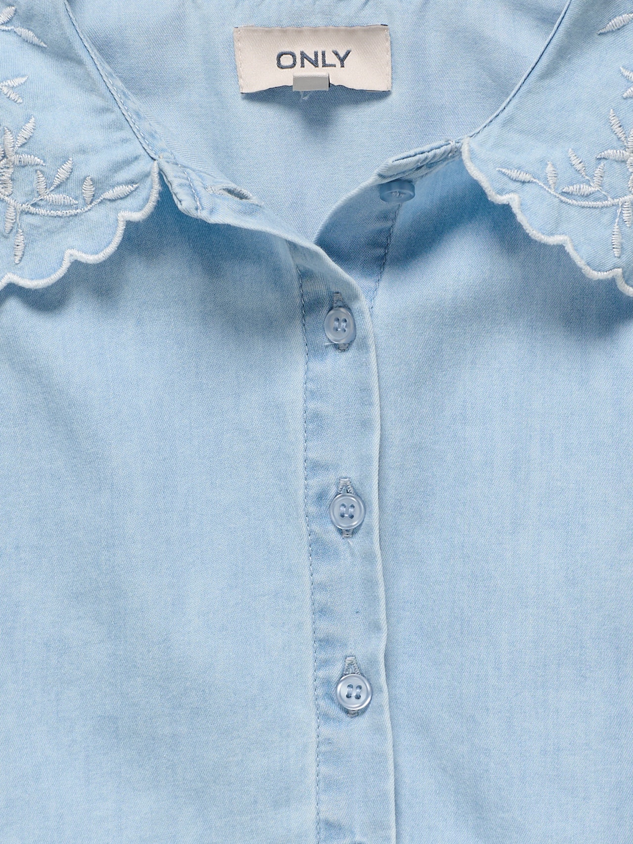 ONLY KMGBEA Top -Light Blue Denim - 15348147