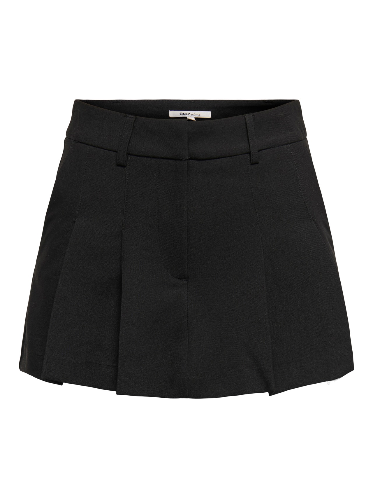 ONLY Kõrge vöökoht Lühike seelik -Black - 15348347