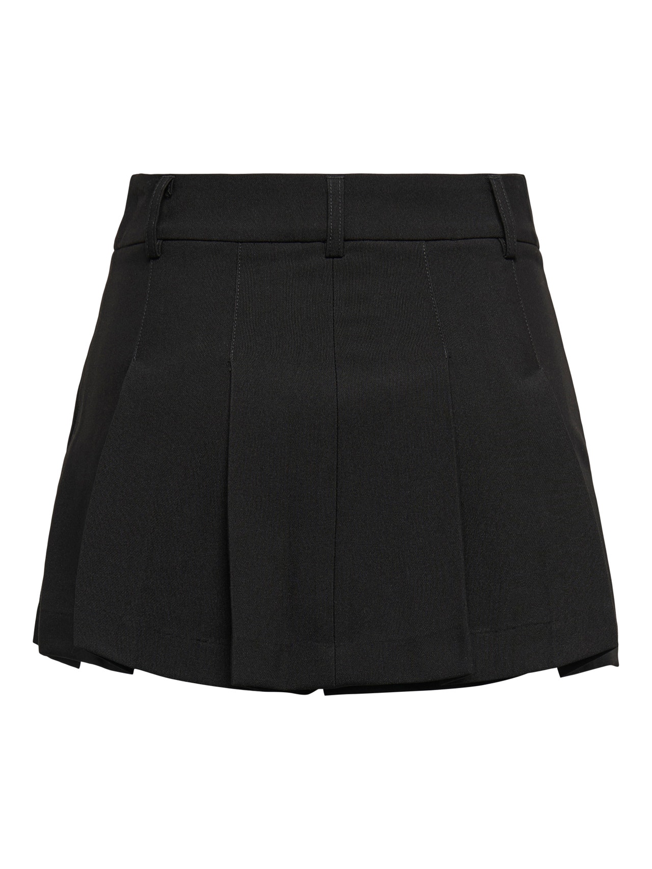 ONLY Kõrge vöökoht Lühike seelik -Black - 15348347