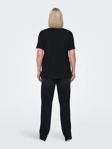 ONLY CARLAMETIA T-shirt -Black - 15348699