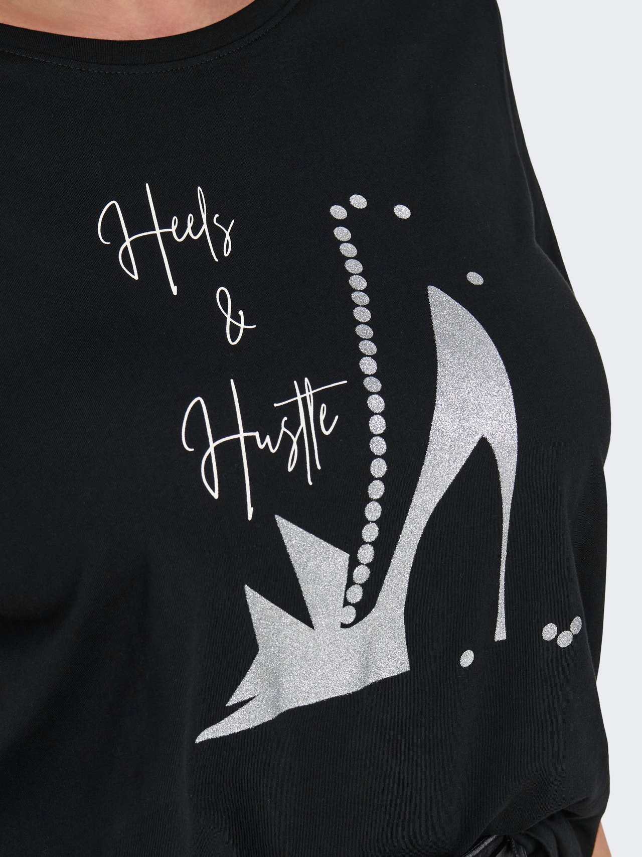 ONLY CARLAMETIA T-shirt -Black - 15348699