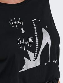 ONLY CARLAMETIA T-shirt -Black - 15348699