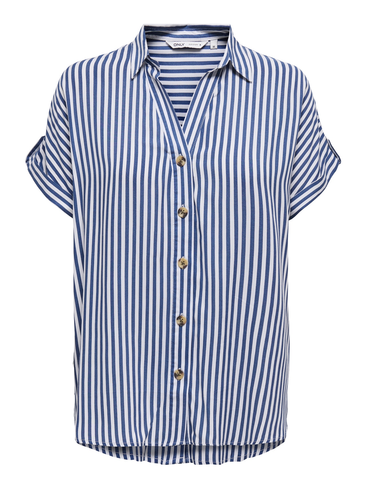 ONLY Standardlõige Särgikrae Särk -Peacoat - 15348758