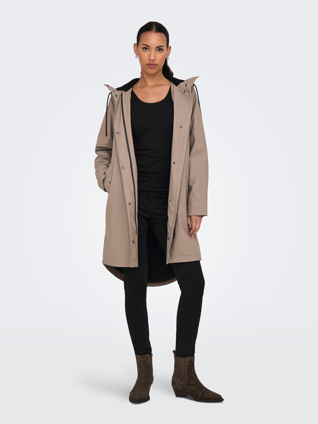 ONLY ONLSIA Veste de pluie -Walnut - 15348809