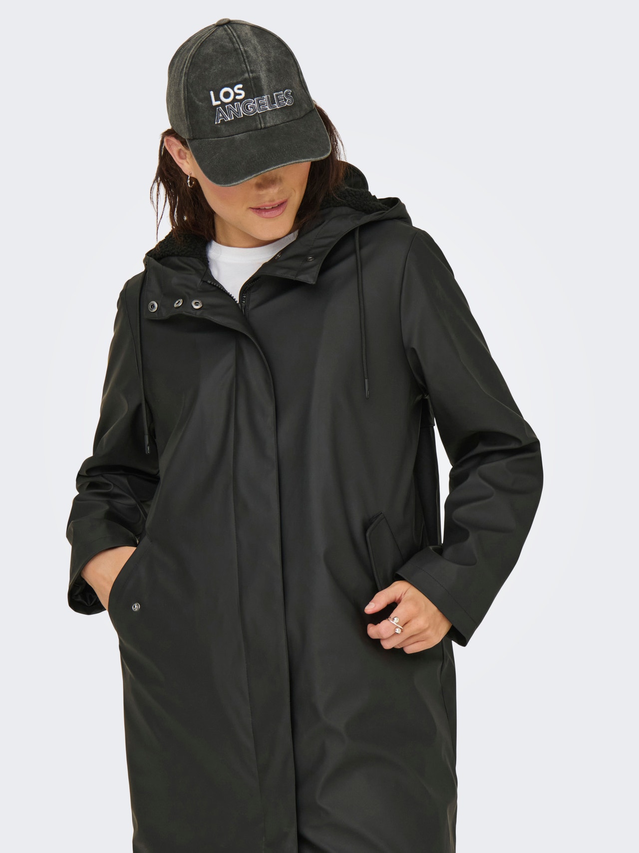 ONLY ONLSIA Impermeabile -Black - 15348809