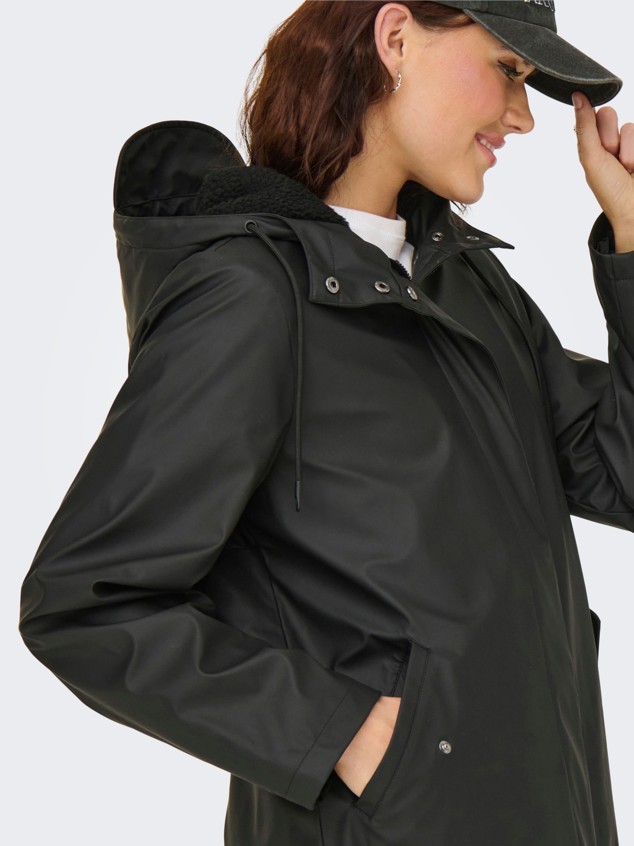 ONLY ONLSIA Impermeabile -Black - 15348809