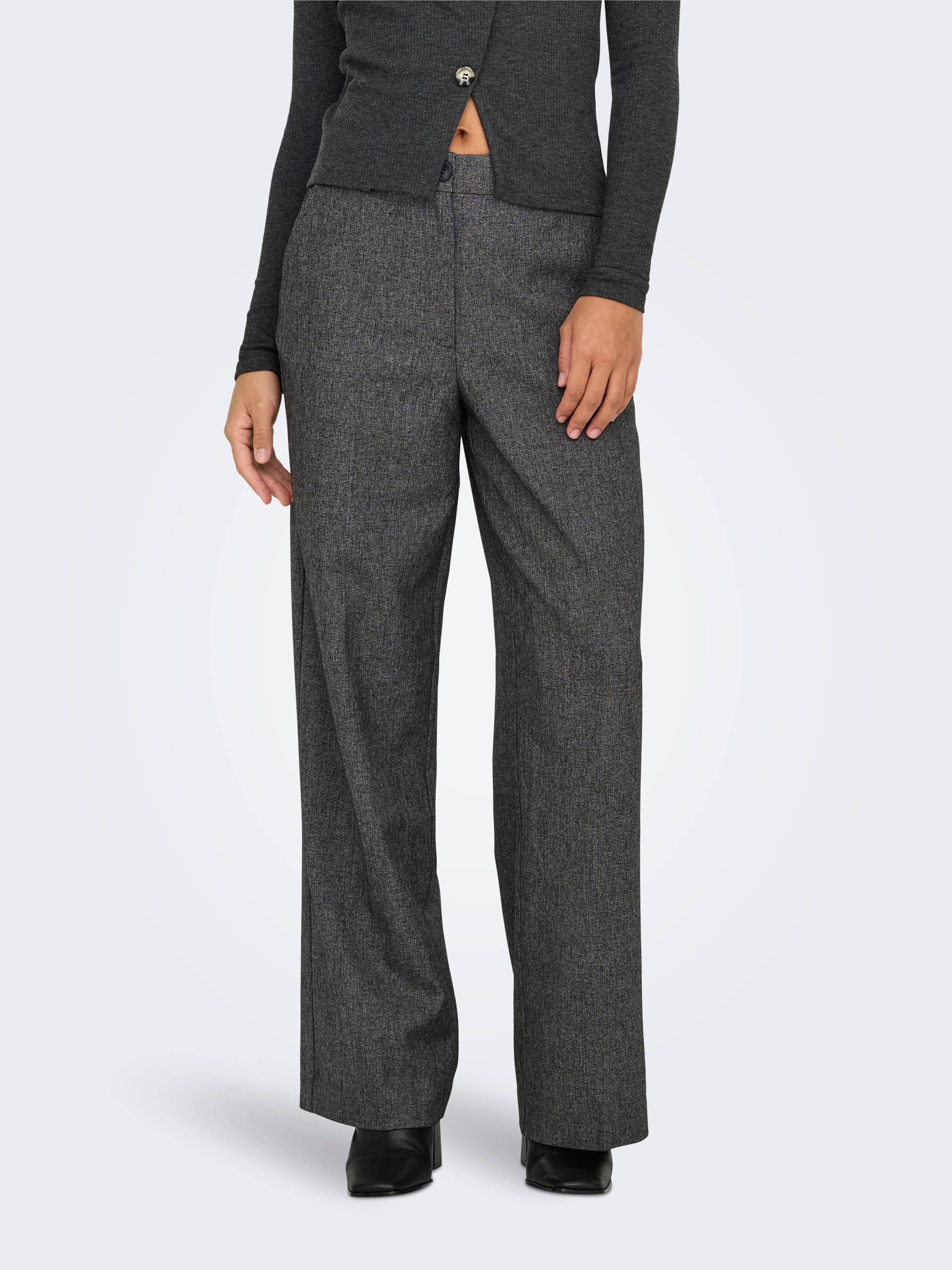 Jdybloom Verjüngt Hose Mit Weitem Beinschnitt