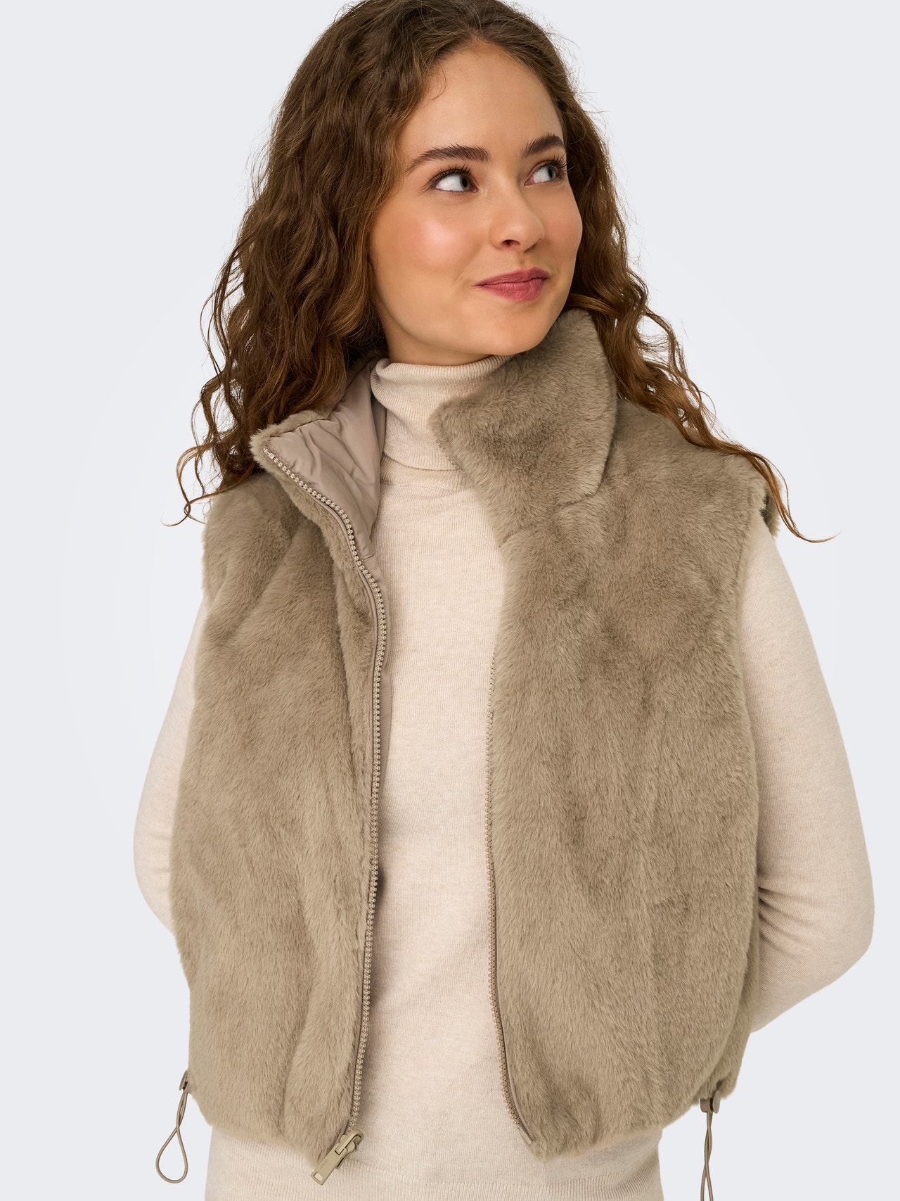 ONLY ONLDANA Weste -Silver Mink - 15348986