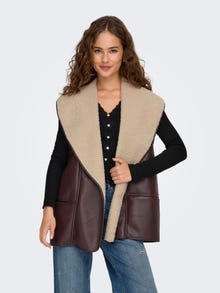 ONLY ONLDORA Colete -Seal Brown - 15349119
