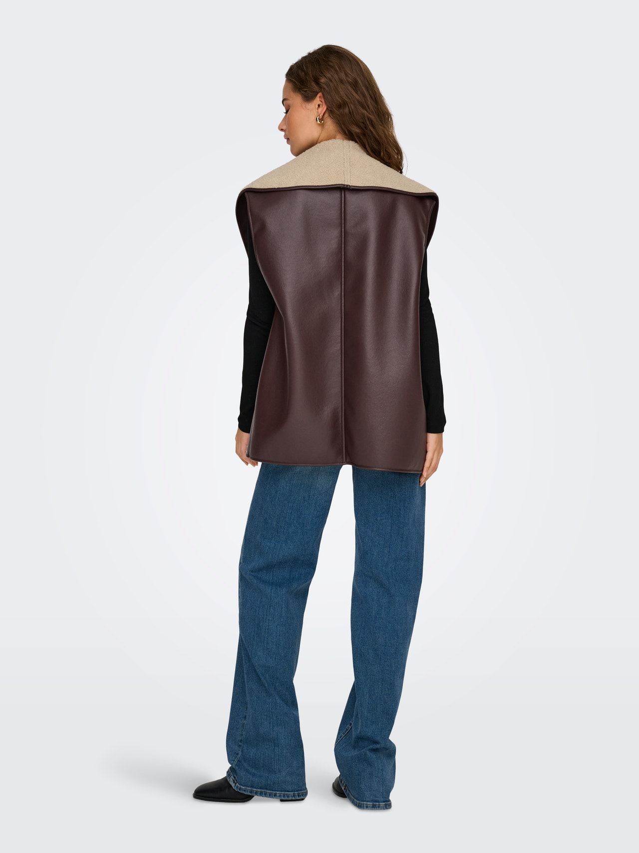 ONLY ONLDORA Colete -Seal Brown - 15349119