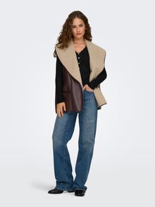 ONLY ONLDORA Colete -Seal Brown - 15349119