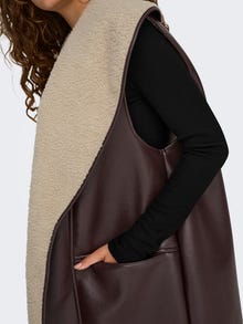 ONLY ONLDORA Colete -Seal Brown - 15349119