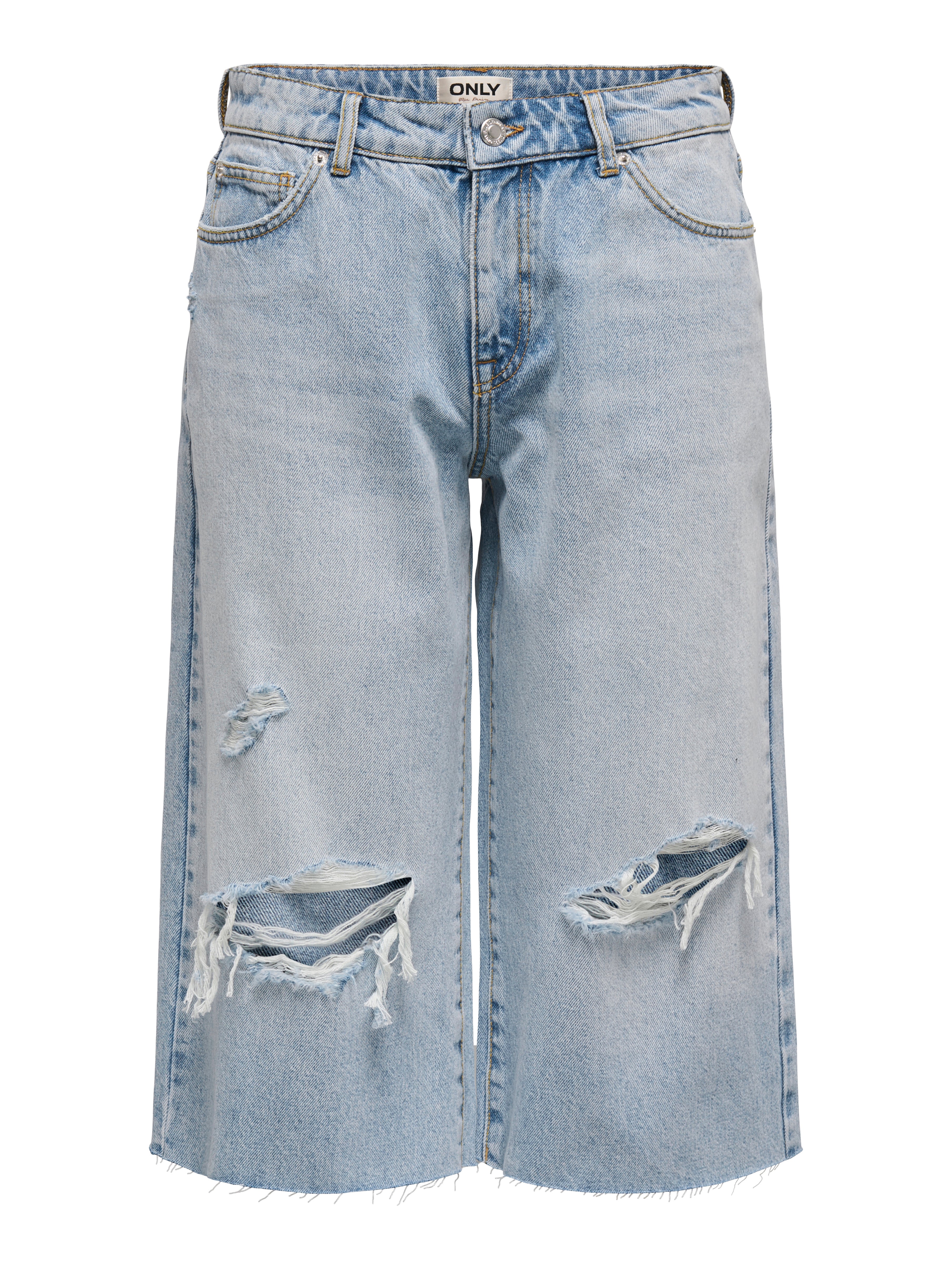 Thumbnail - Onlcobain Mittlere Taille Locker Geschnitten Jeans-shorts