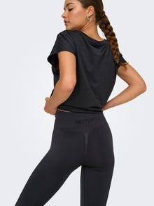 ONLY ONPDEFY Slim Fit Sports leggings -Black - 15349238