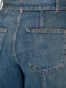 ONLY Laia jalaosaga lõige Kõrge vöökoht Teksad -Medium Blue Denim - 15349251