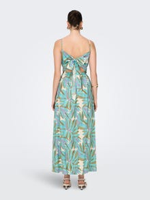 ONLY Tavapärane lõige V-kaelus Pikk kleit -Wasabi - 15349299