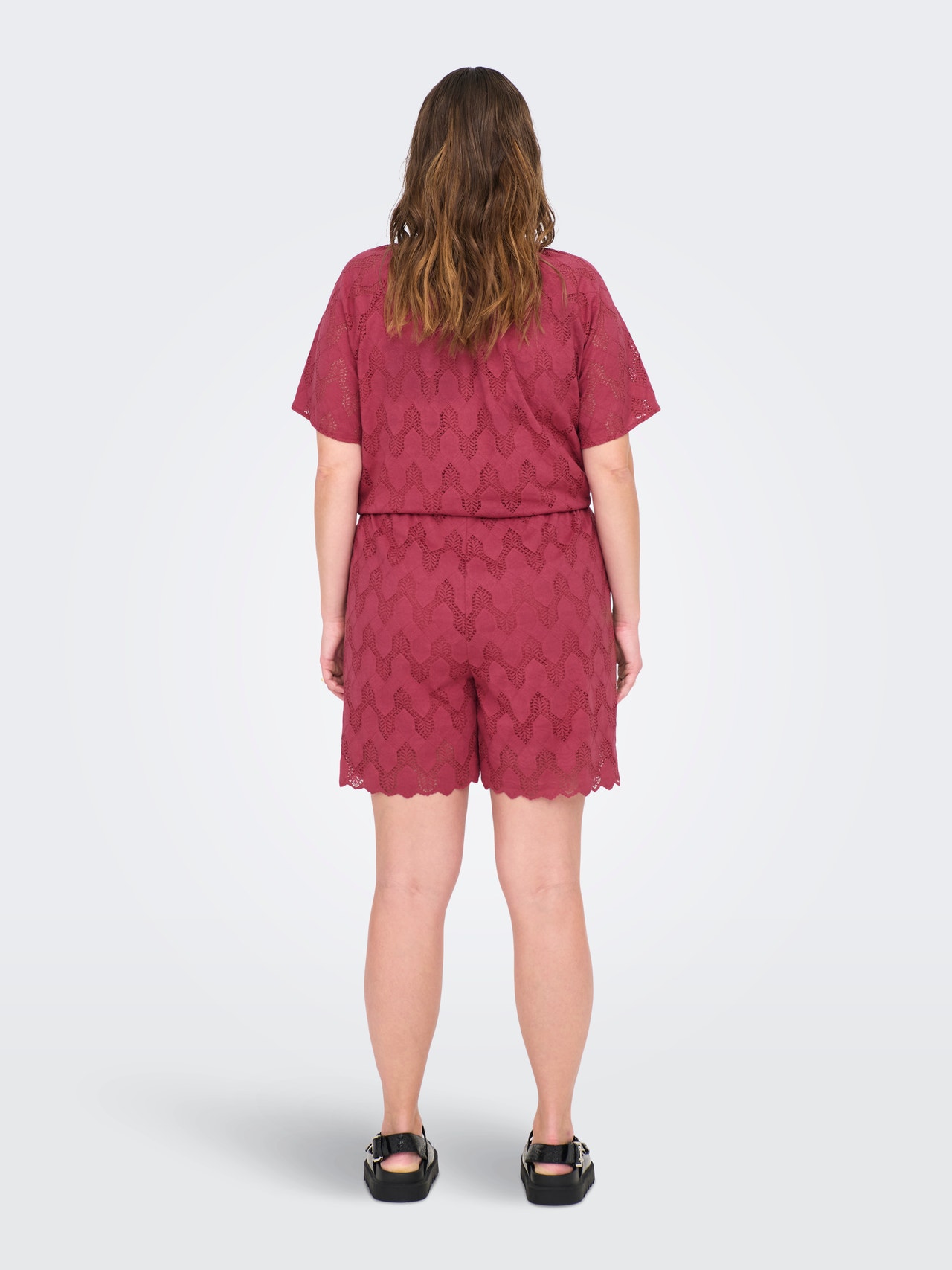 ONLY Tavapärane lõige Lühikesed püksid -Earth Red - 15349432