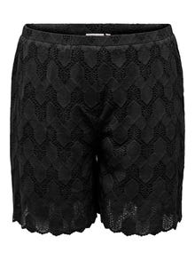 ONLY Redovno prianjanje Kratke hlače -Black - 15349432