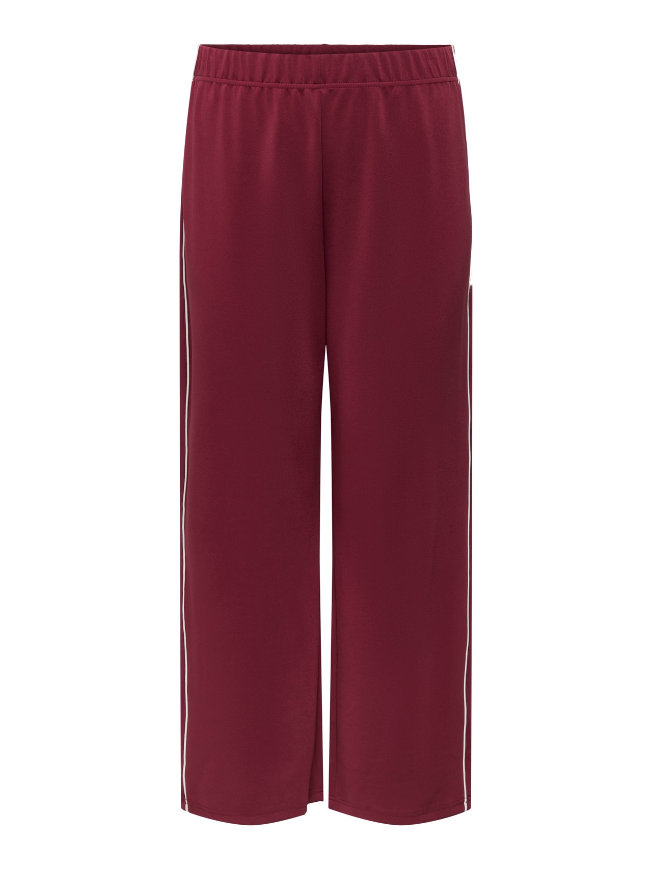 ONLY CARLETT Regular Fit Pantaloni a gamba larga -Ruby Wine - 15349464