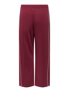 ONLY CARLETT Regular fit Broek met wijde pijpen -Ruby Wine - 15349464