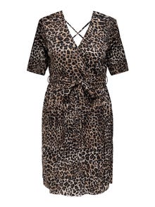 ONLY CARSAFARI Krótka sukienka -Cuban Sand - 15349490